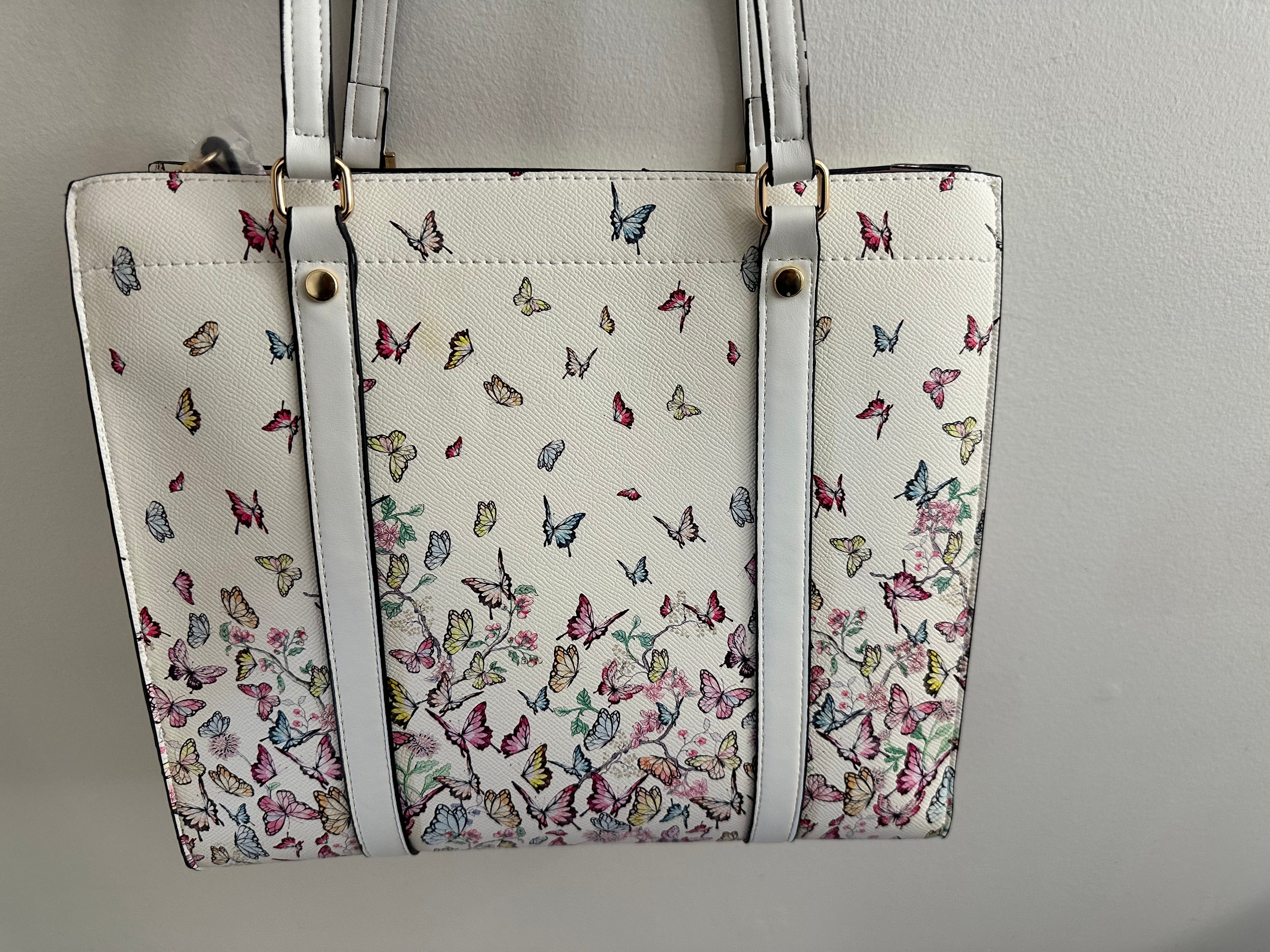 Multicolored Butterfly Bag