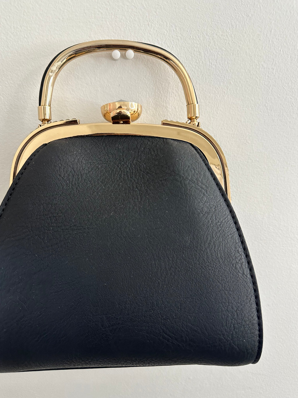Classic Frame Top Handle Bag