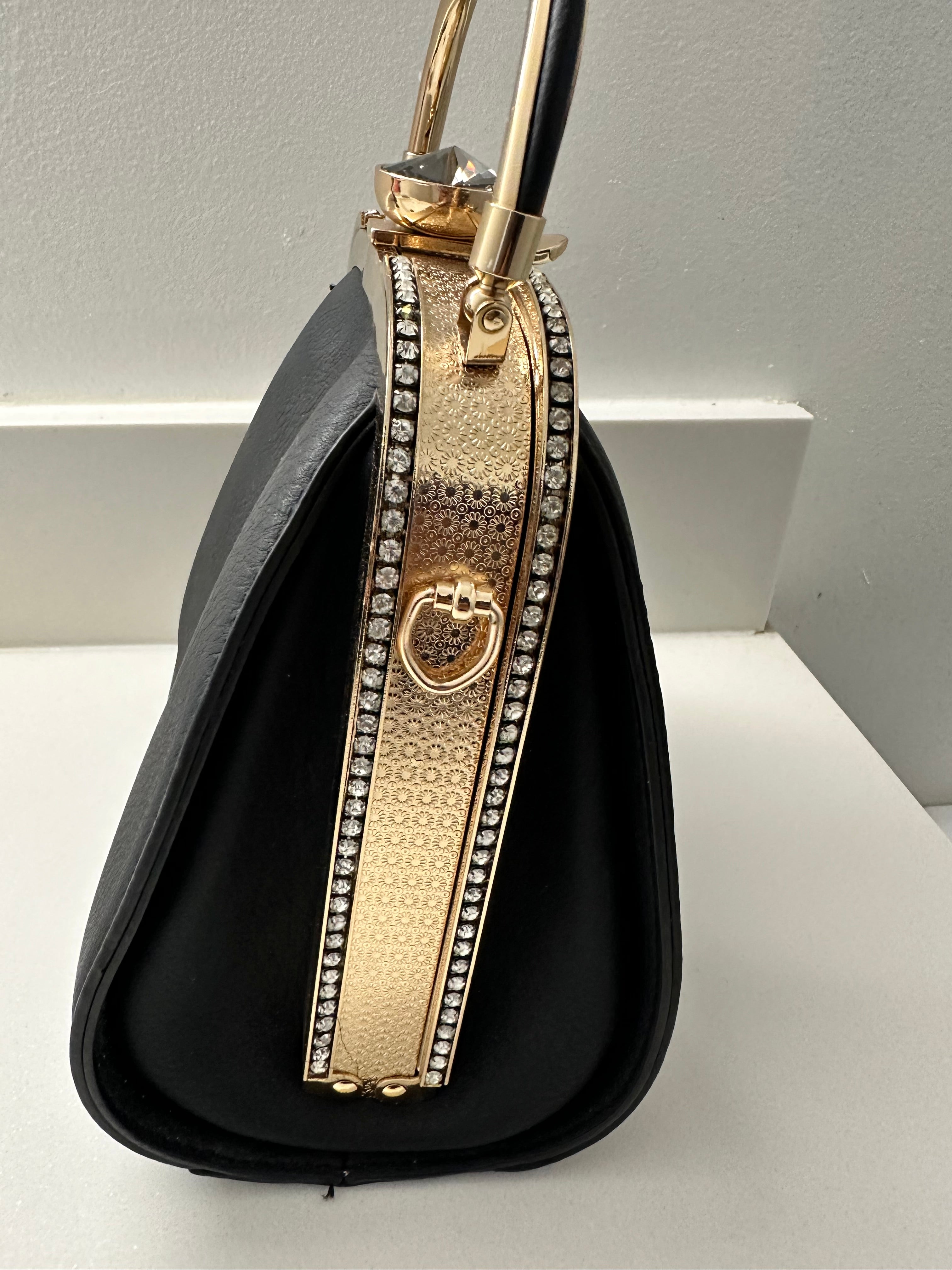 Classic Frame Top Handle Bag
