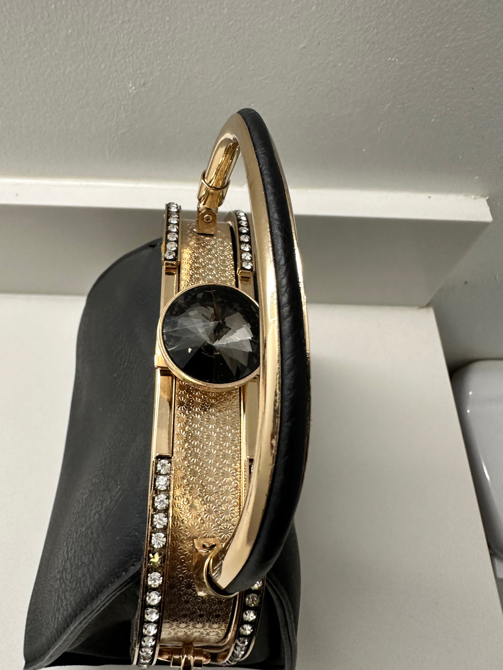 Classic Frame Top Handle Bag