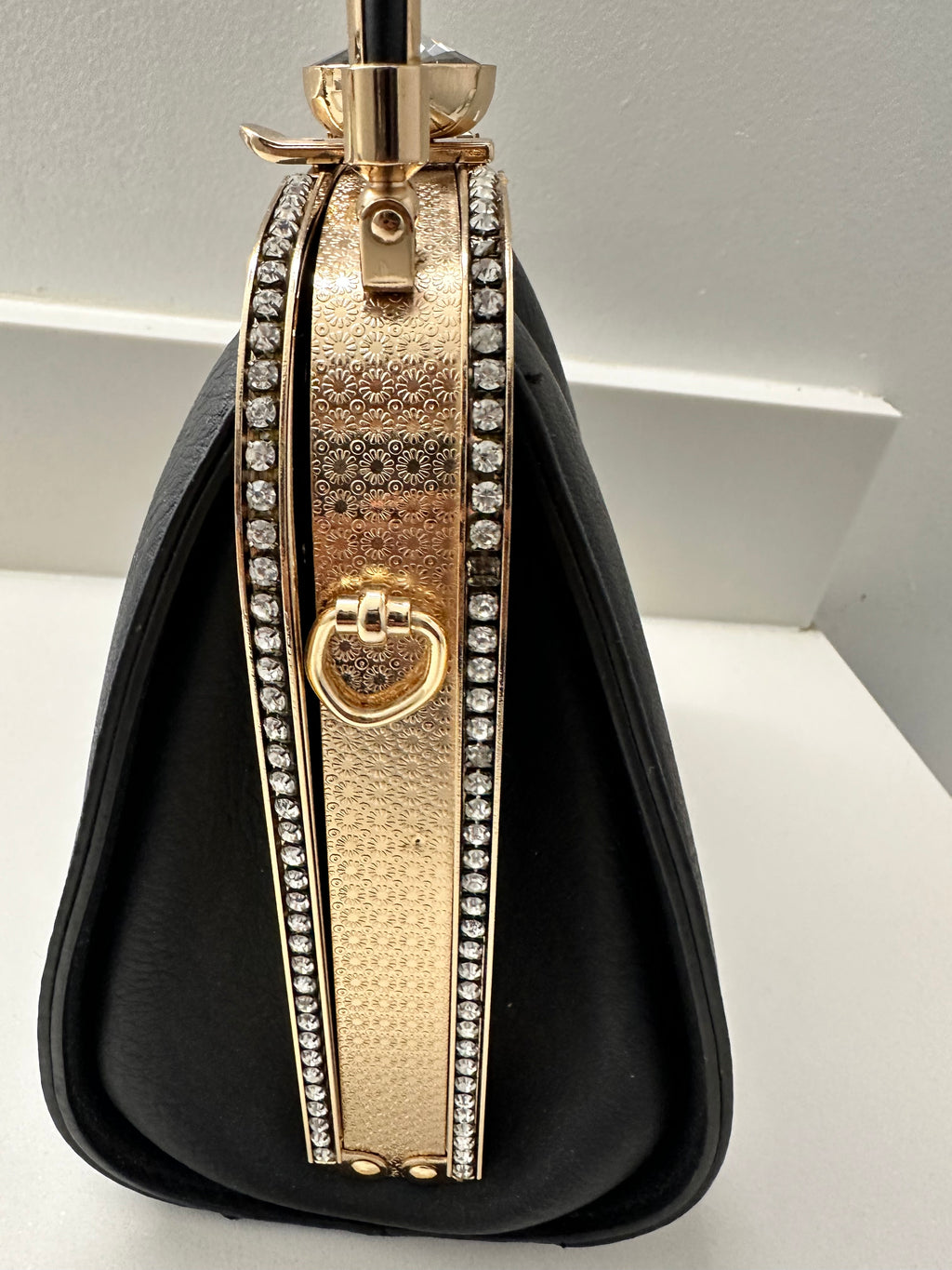 Classic Frame Top Handle Bag