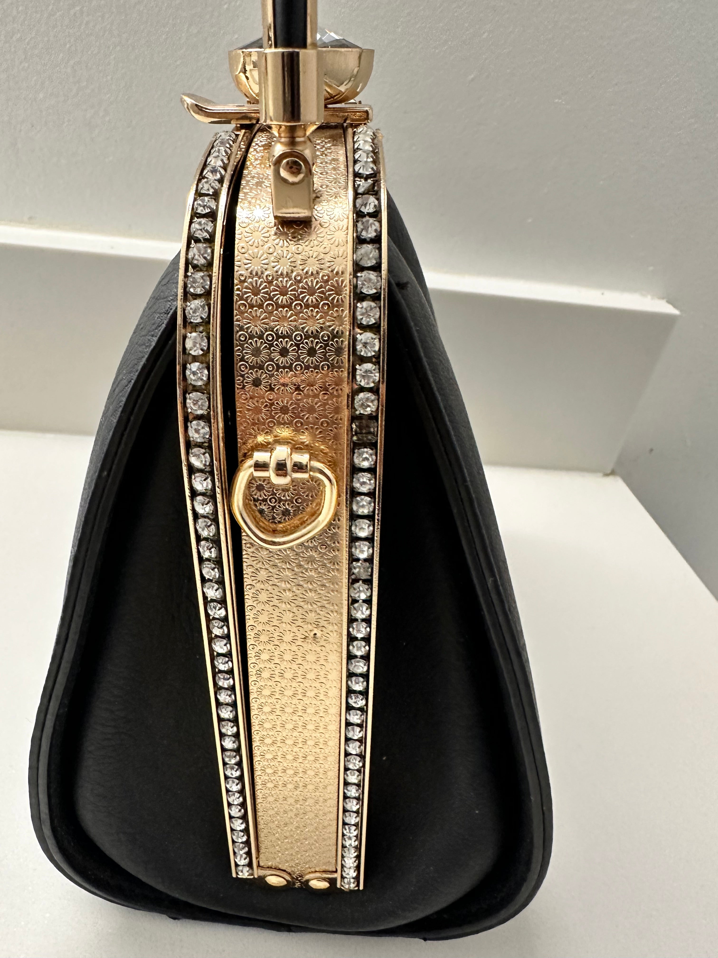 Classic Frame Top Handle Bag