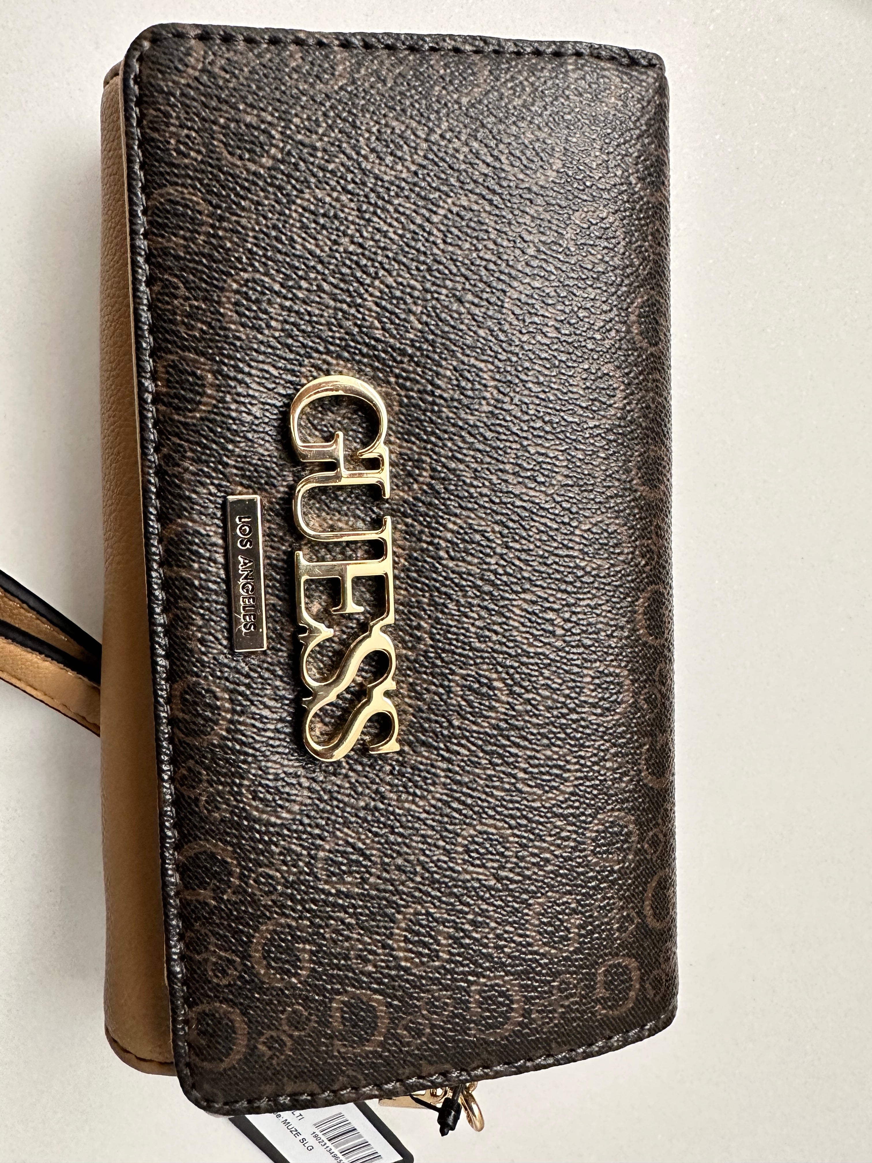 Two-Tone Crossbody Bag with Matching Wallet