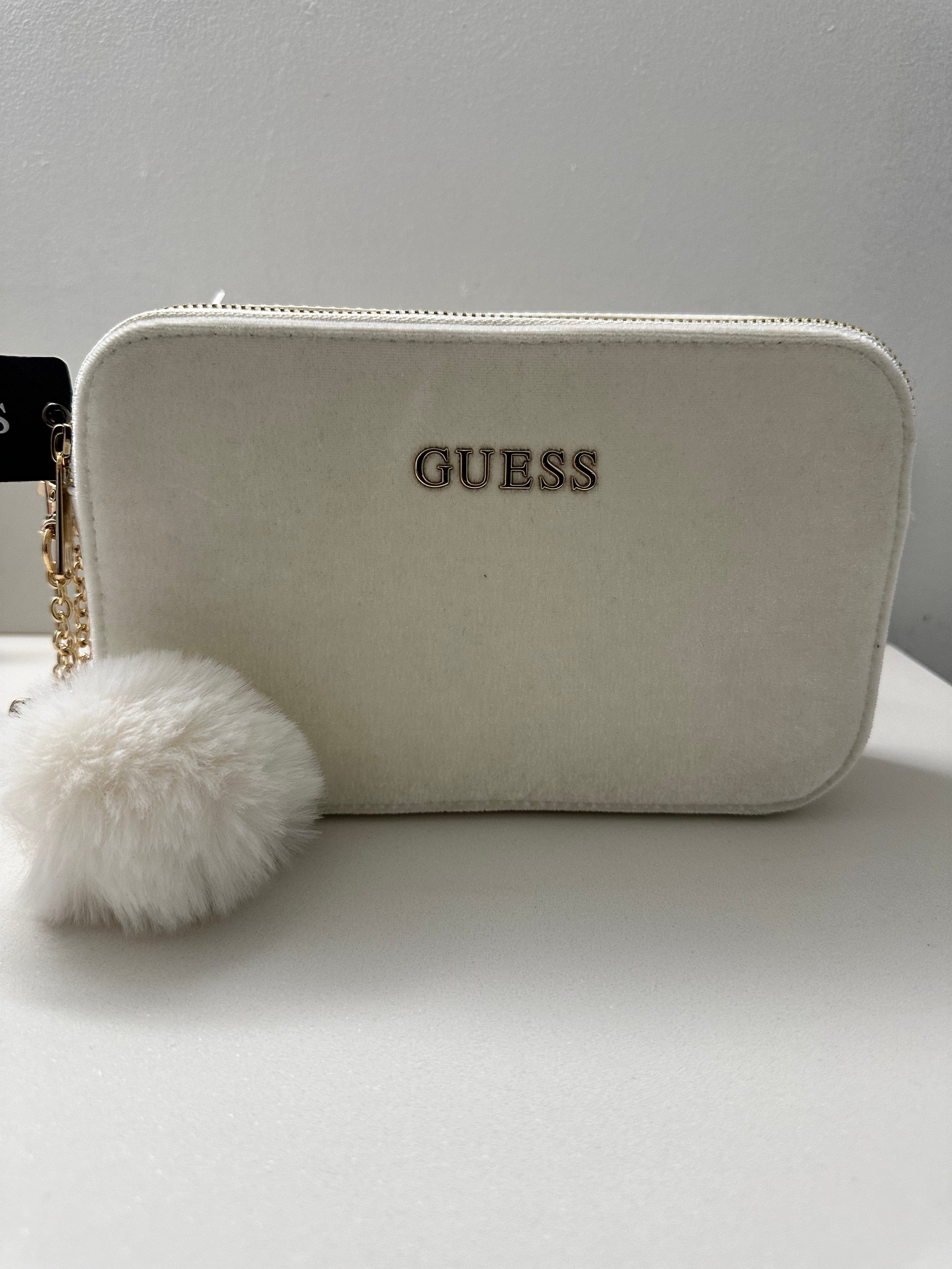 Cream Velvet Crossbody