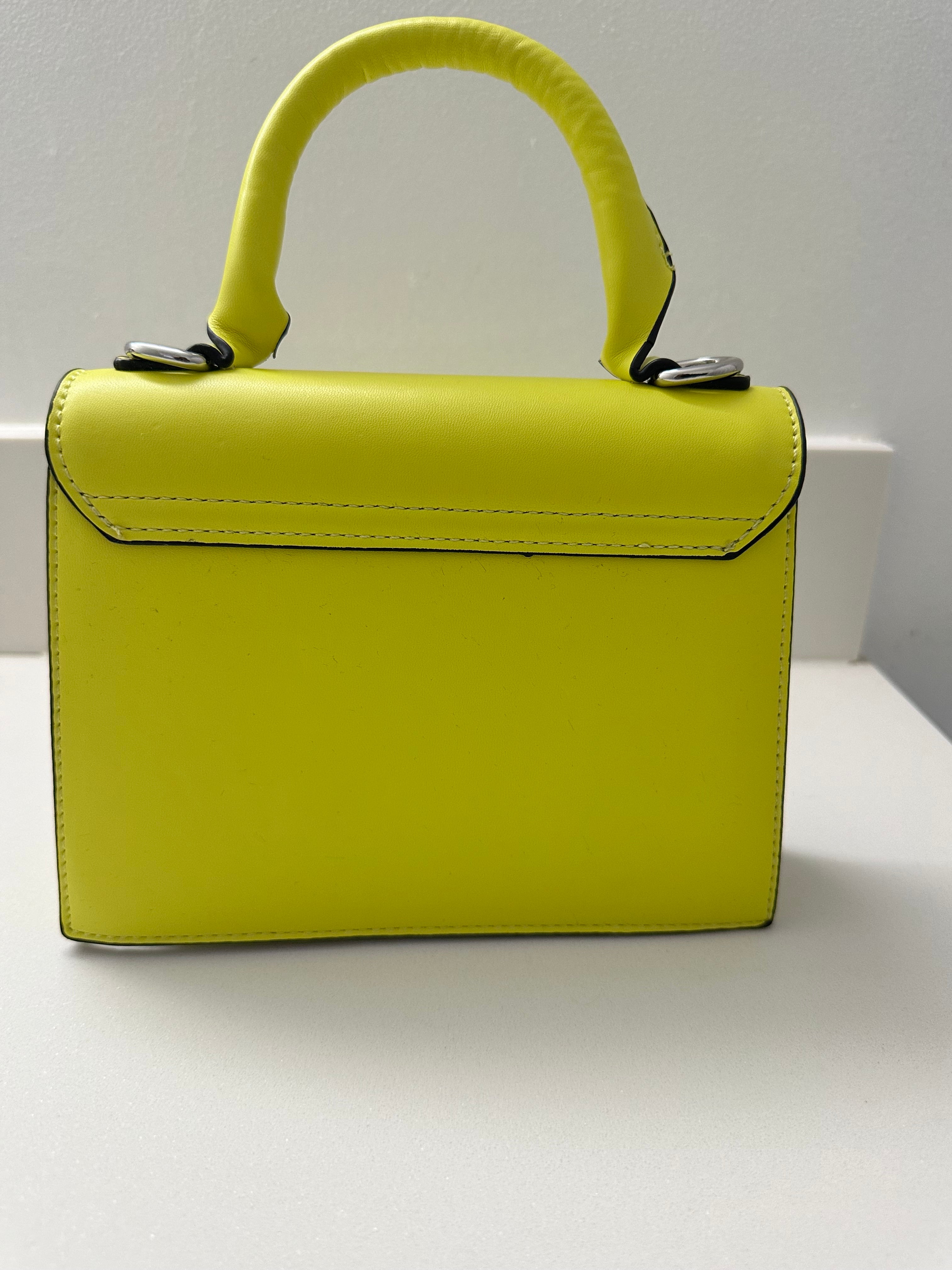 Neon Yellow Handle Bag